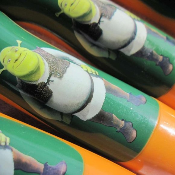 Dreamworks' Shrek Ultra Bright Flashlight Torch Flash Light Orange Green Ogre - Picture 5 of 13